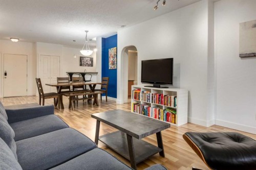 113-838 19 Avenue Sw, Calgary, AB - Indoor Photo Showing Living Room