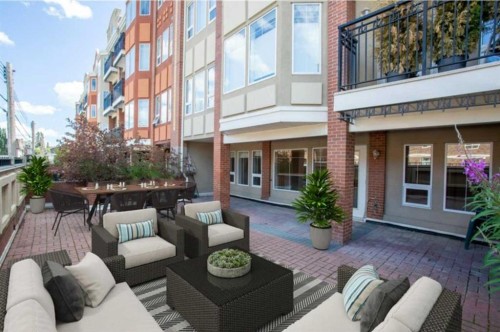 113-838 19 Avenue Sw, Calgary, AB - Outdoor With Deck Patio Veranda With Exterior