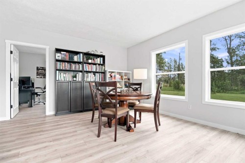 370040 Range Road 4-0, Rural Clearwater County, AB - Indoor Photo Showing Dining Room