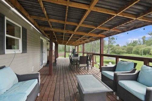 370040 Range Road 4-0, Rural Clearwater County, AB - Outdoor With Deck Patio Veranda With Exterior