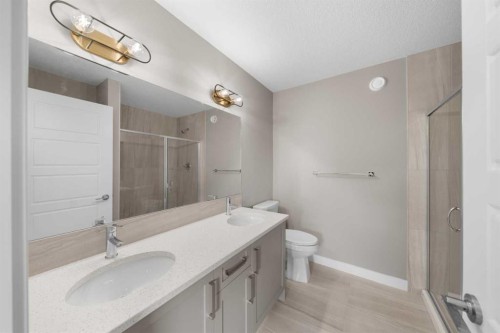 94 Sora Gardens Se, Calgary, AB - Indoor Photo Showing Bathroom