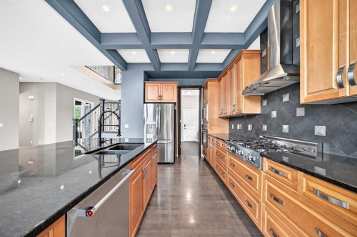 145 Cranridge Terrace Se, Calgary, AB - Indoor Photo Showing Kitchen With Double Sink With Upgraded Kitchen