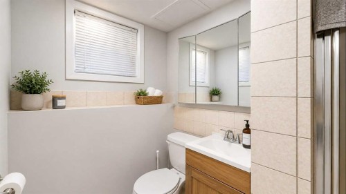 31 Penrith Place Se, Calgary, AB - Indoor Photo Showing Bathroom
