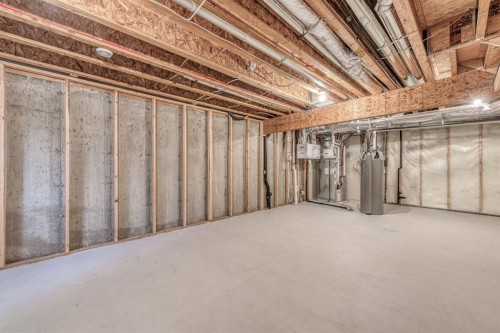 967 Mahogany Boulevard Se, Calgary, AB - Indoor Photo Showing Basement