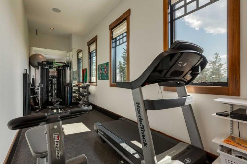 5812 Baroc Road Nw, Calgary, AB - Indoor Photo Showing Gym Room