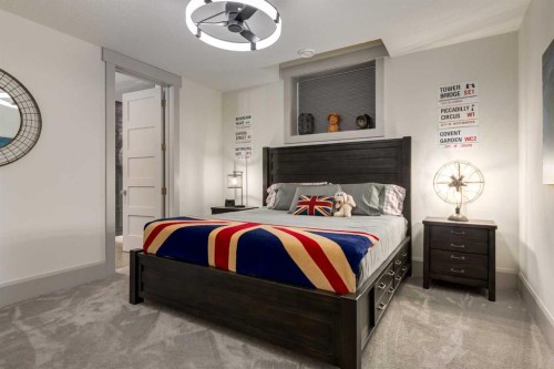 5812 Baroc Road Nw, Calgary, AB - Indoor Photo Showing Bedroom