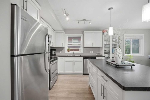 427 Redstone View Ne, Calgary, AB - Indoor Photo Showing Kitchen With Upgraded Kitchen