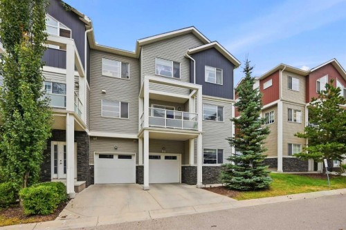 427 Redstone View Ne, Calgary, AB - Outdoor With Balcony With Facade