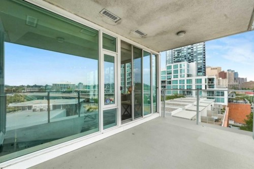 402-519 Riverfront Avenue Se, Calgary, AB - Outdoor With Balcony With Exterior
