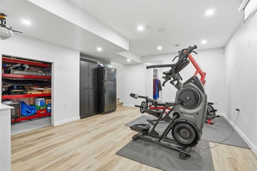 72 Redstone Common Ne, Calgary, AB - Indoor Photo Showing Gym Room