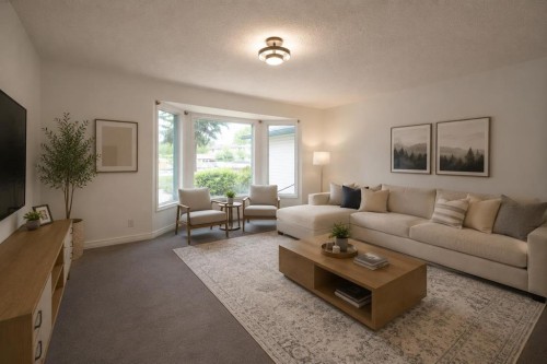 2603 60 Street Ne, Calgary, AB - Indoor Photo Showing Living Room