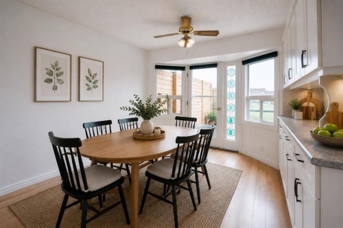 2603 60 Street Ne, Calgary, AB - Indoor Photo Showing Dining Room