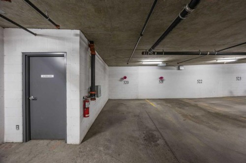 1608-1010 6 Street Sw, Calgary, AB - Indoor Photo Showing Garage