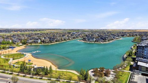 618-122 Mahogany Centre Se, Calgary, AB - Outdoor With Body Of Water With View