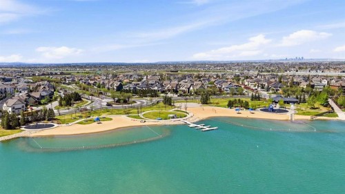 618-122 Mahogany Centre Se, Calgary, AB - Outdoor With Body Of Water With View