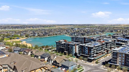 618-122 Mahogany Centre Se, Calgary, AB - Outdoor With Body Of Water With View