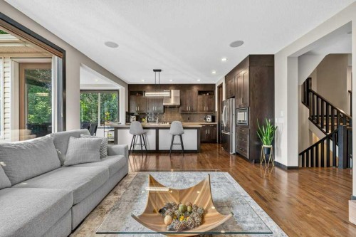 23 Cranarch Landing Se, Calgary, AB - Indoor Photo Showing Living Room