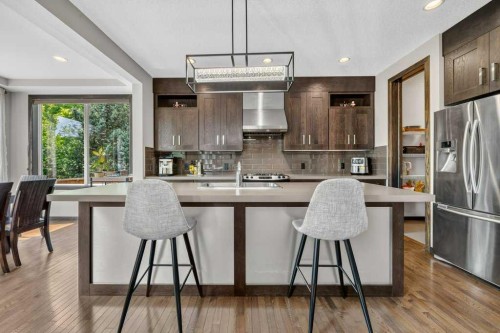23 Cranarch Landing Se, Calgary, AB - Indoor Photo Showing Kitchen With Stainless Steel Kitchen With Upgraded Kitchen