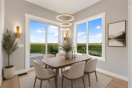 282 Muirfield Crescent, Lyalta, AB - Indoor Photo Showing Dining Room