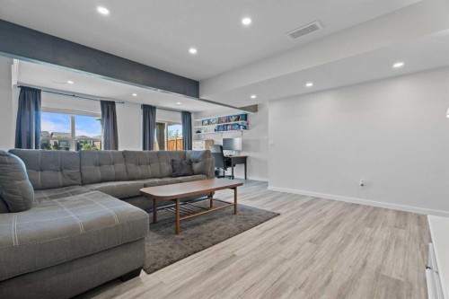139 Auburn Meadows Place Se, Calgary, AB - Indoor Photo Showing Living Room