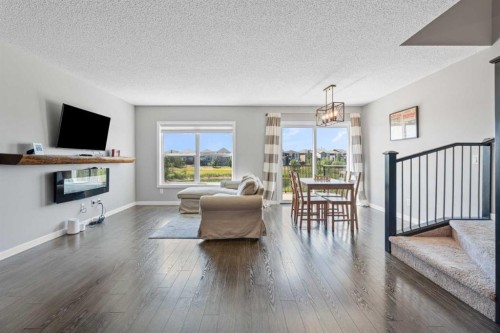 139 Auburn Meadows Place Se, Calgary, AB - Indoor Photo Showing Living Room