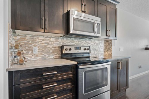 139 Auburn Meadows Place Se, Calgary, AB - Indoor Photo Showing Kitchen With Stainless Steel Kitchen With Upgraded Kitchen