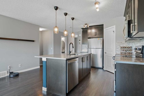 139 Auburn Meadows Place Se, Calgary, AB - Indoor Photo Showing Kitchen With Stainless Steel Kitchen With Upgraded Kitchen
