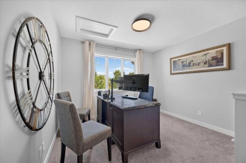 9 Drake Landing Square, Okotoks, AB - Indoor Photo Showing Office