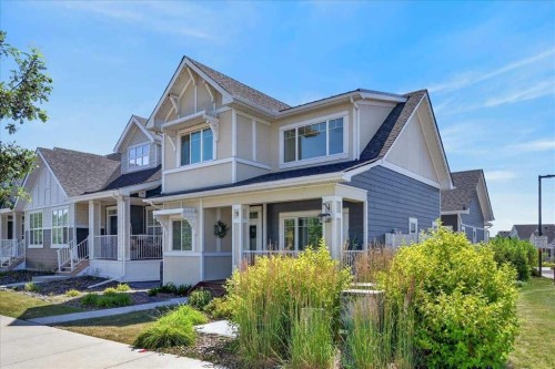 9 Drake Landing Square, Okotoks, AB - Outdoor With Deck Patio Veranda With Facade