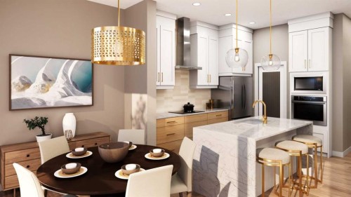 228 Cornerbrook Road Ne, Calgary, AB - Indoor Photo Showing Dining Room