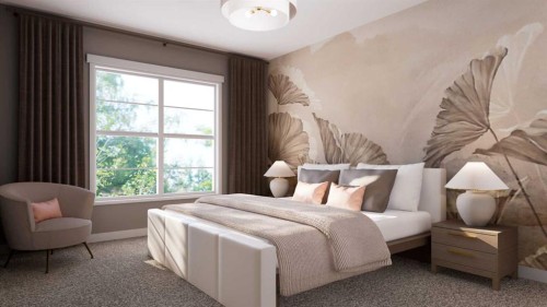 228 Cornerbrook Road Ne, Calgary, AB - Indoor Photo Showing Bedroom