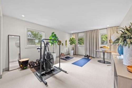 1143 Sifton Boulevard Sw, Calgary, AB - Indoor Photo Showing Gym Room