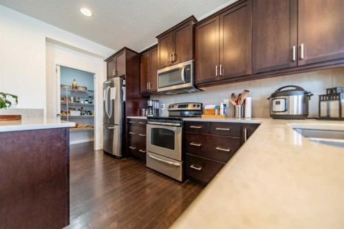 83 Auburn Glen Lane Se, Calgary, AB - Indoor Photo Showing Kitchen With Stainless Steel Kitchen