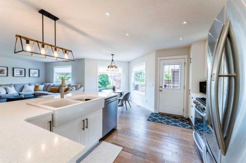 240 Willowmere Close, Chestermere, AB - Indoor Photo Showing Kitchen With Stainless Steel Kitchen With Double Sink With Upgraded Kitchen