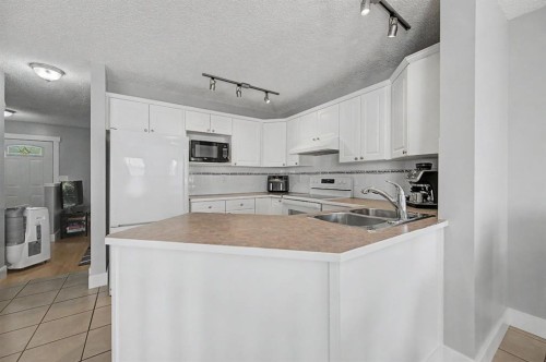 172 Coverton Circle Ne, Calgary, AB - Indoor Photo Showing Kitchen With Double Sink