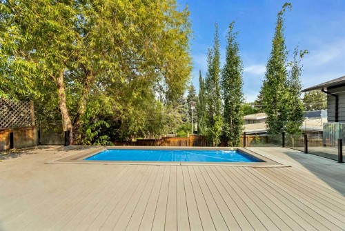 60 Massey Place Sw, Calgary, AB - Outdoor With In Ground Pool