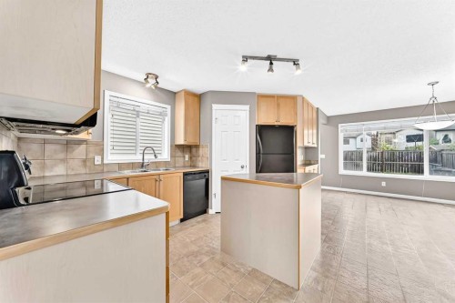 133 Prestwick Heights Se, Calgary, AB - Indoor Photo Showing Kitchen With Double Sink