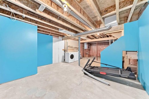 133 Prestwick Heights Se, Calgary, AB - Indoor Photo Showing Basement