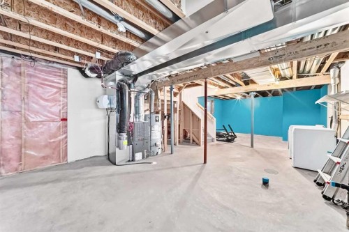 133 Prestwick Heights Se, Calgary, AB - Indoor Photo Showing Basement