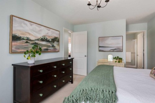 5 Brightonstone Grove Se, Calgary, AB - Indoor Photo Showing Bedroom