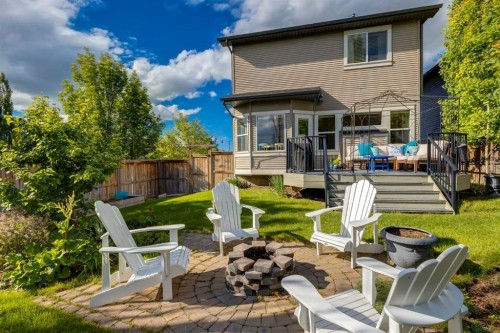 5 Brightonstone Grove Se, Calgary, AB - Outdoor With Deck Patio Veranda