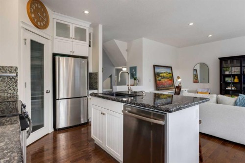 5 Brightonstone Grove Se, Calgary, AB - Indoor Photo Showing Kitchen With Double Sink With Upgraded Kitchen