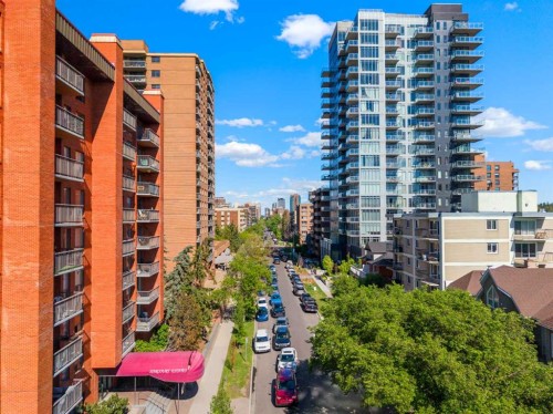 505-1334 14 Avenue Sw, Calgary, AB - Outdoor With Balcony With Facade