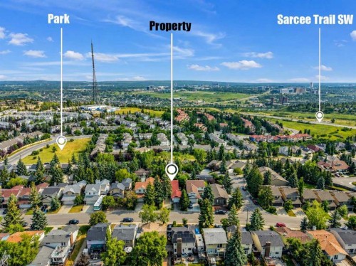 36 Coach Manor Rise Sw, Calgary, AB - Outdoor With View