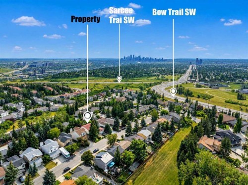 36 Coach Manor Rise Sw, Calgary, AB - Outdoor With View