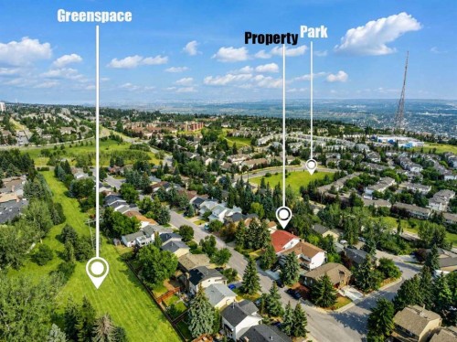 36 Coach Manor Rise Sw, Calgary, AB - Outdoor With View