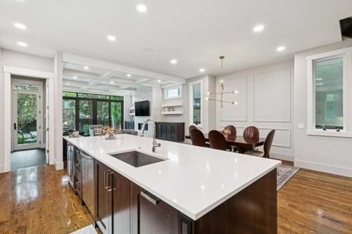 1940 48 Avenue Sw, Calgary, AB - Indoor Photo Showing Kitchen With Upgraded Kitchen
