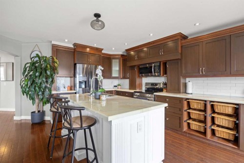 19 Covemeadow Crescent Ne, Calgary, AB - Indoor Photo Showing Kitchen With Stainless Steel Kitchen With Upgraded Kitchen
