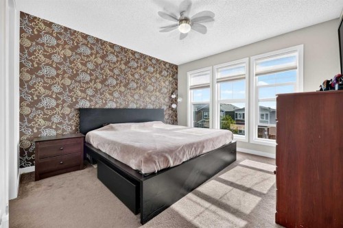 27 Red Embers Lane Ne, Calgary, AB - Indoor Photo Showing Bedroom