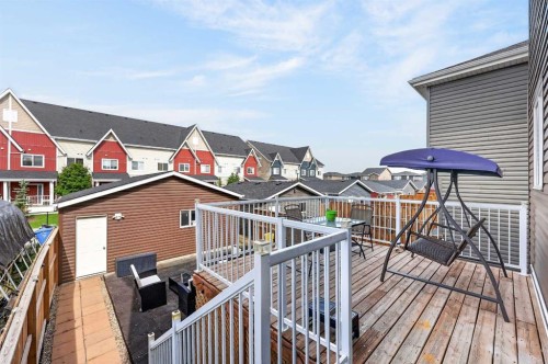 27 Red Embers Lane Ne, Calgary, AB - Outdoor With Deck Patio Veranda With Exterior